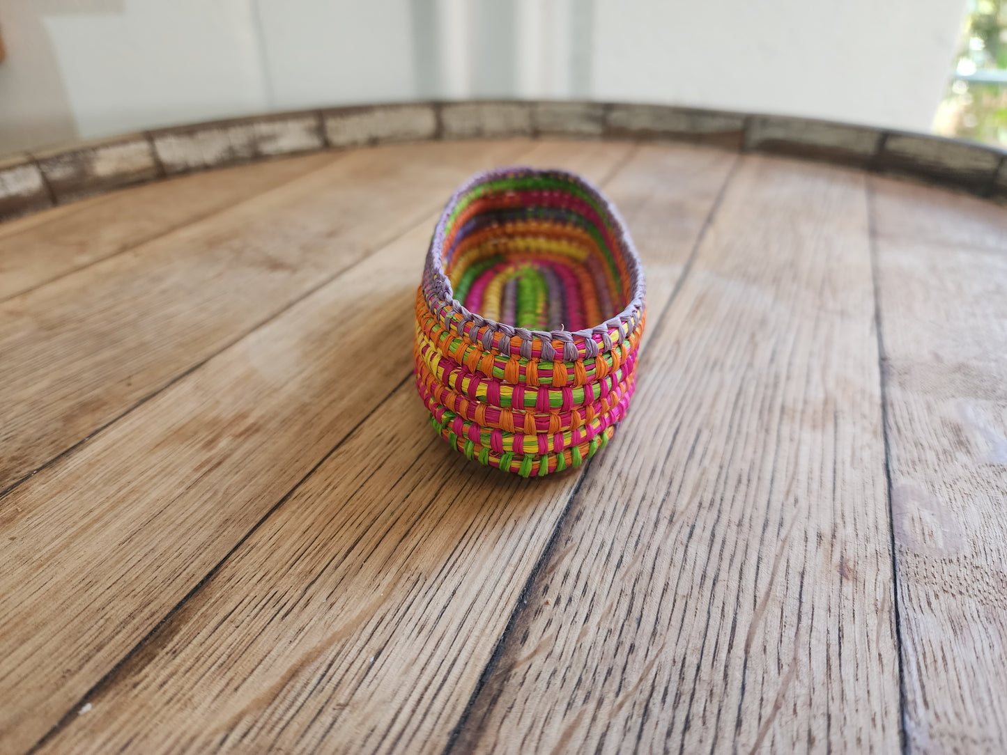 Rainbow Basket by Tahnae-Davidson Bartley