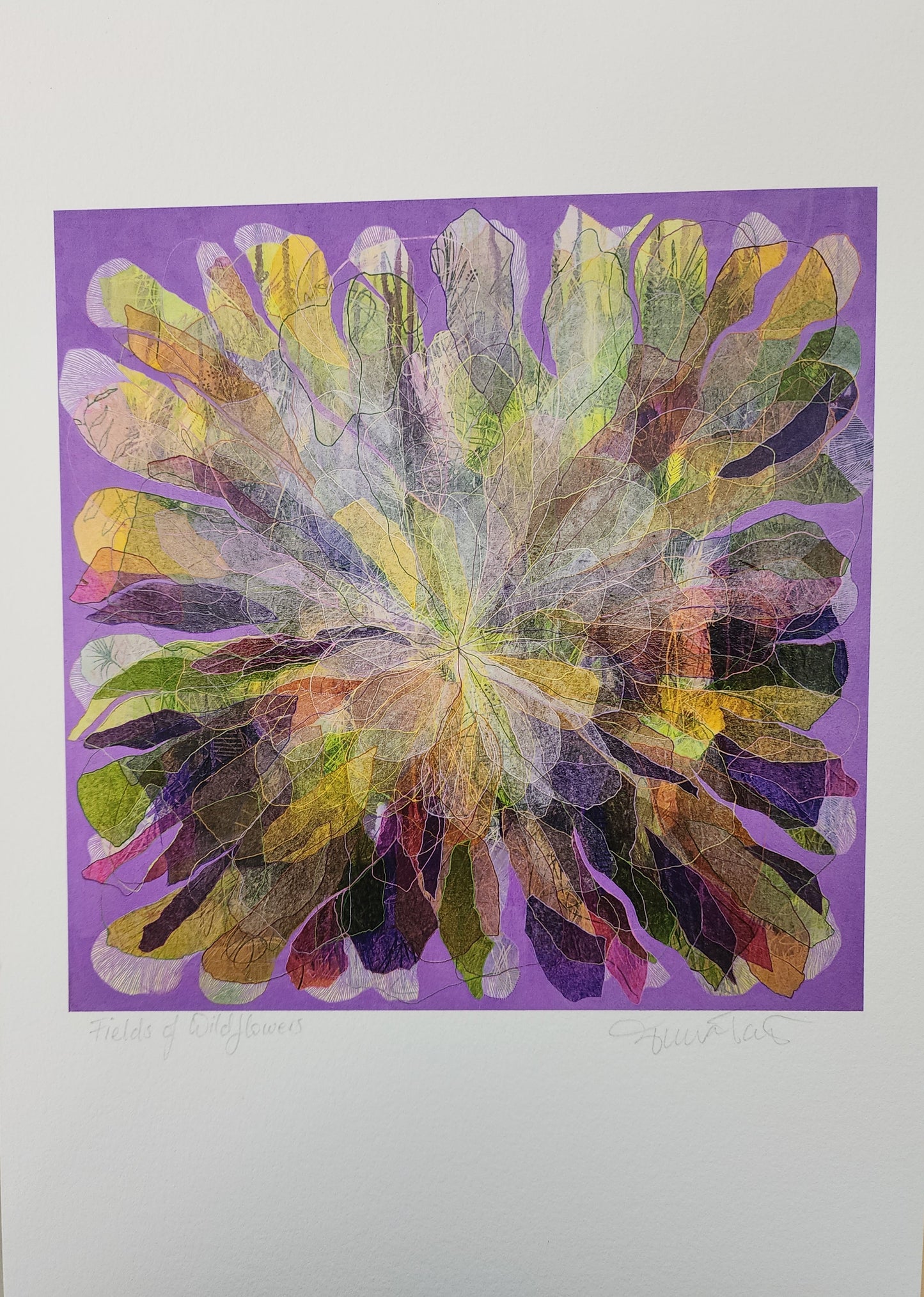 'Fields of Wildflowers' Small Print by Emma Falt