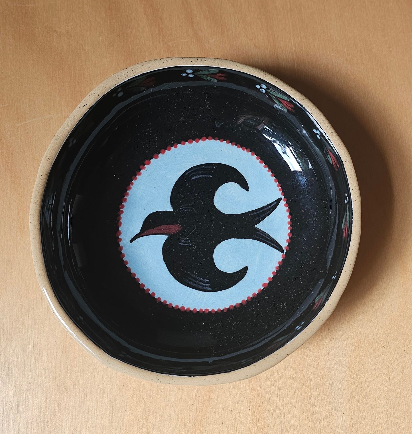 Blackbird Bowl by Story Street Ceramics