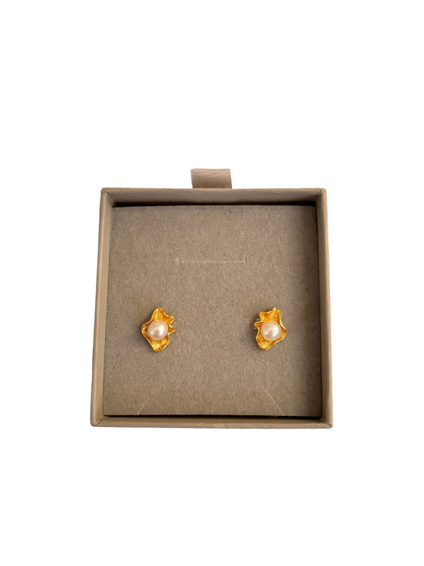 Pearl Earring with Gold finding