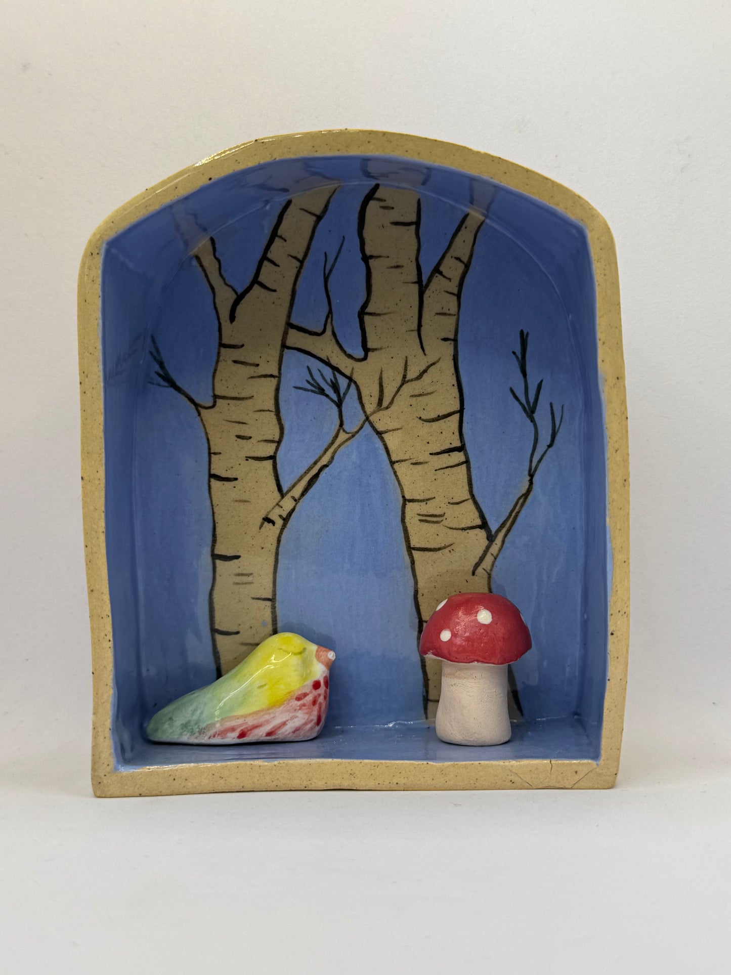 Large Wall Shrine Tree. by Story Street Ceramics