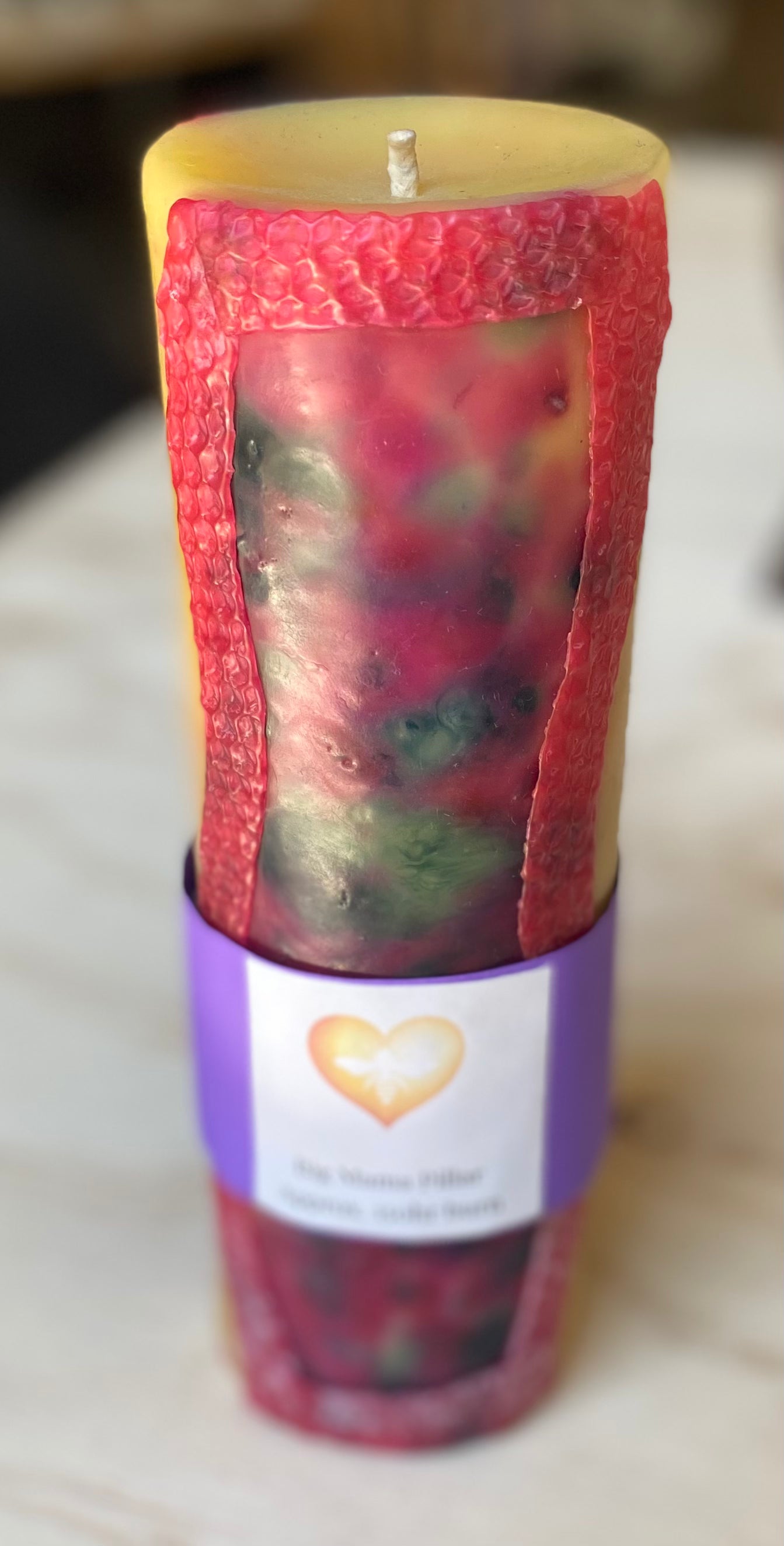 Golden Heart Candles - Big Mama Pillar