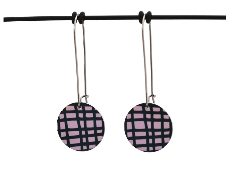 Kitty Came Home - Crosshatch Pink, 17mm CML Drop Hook