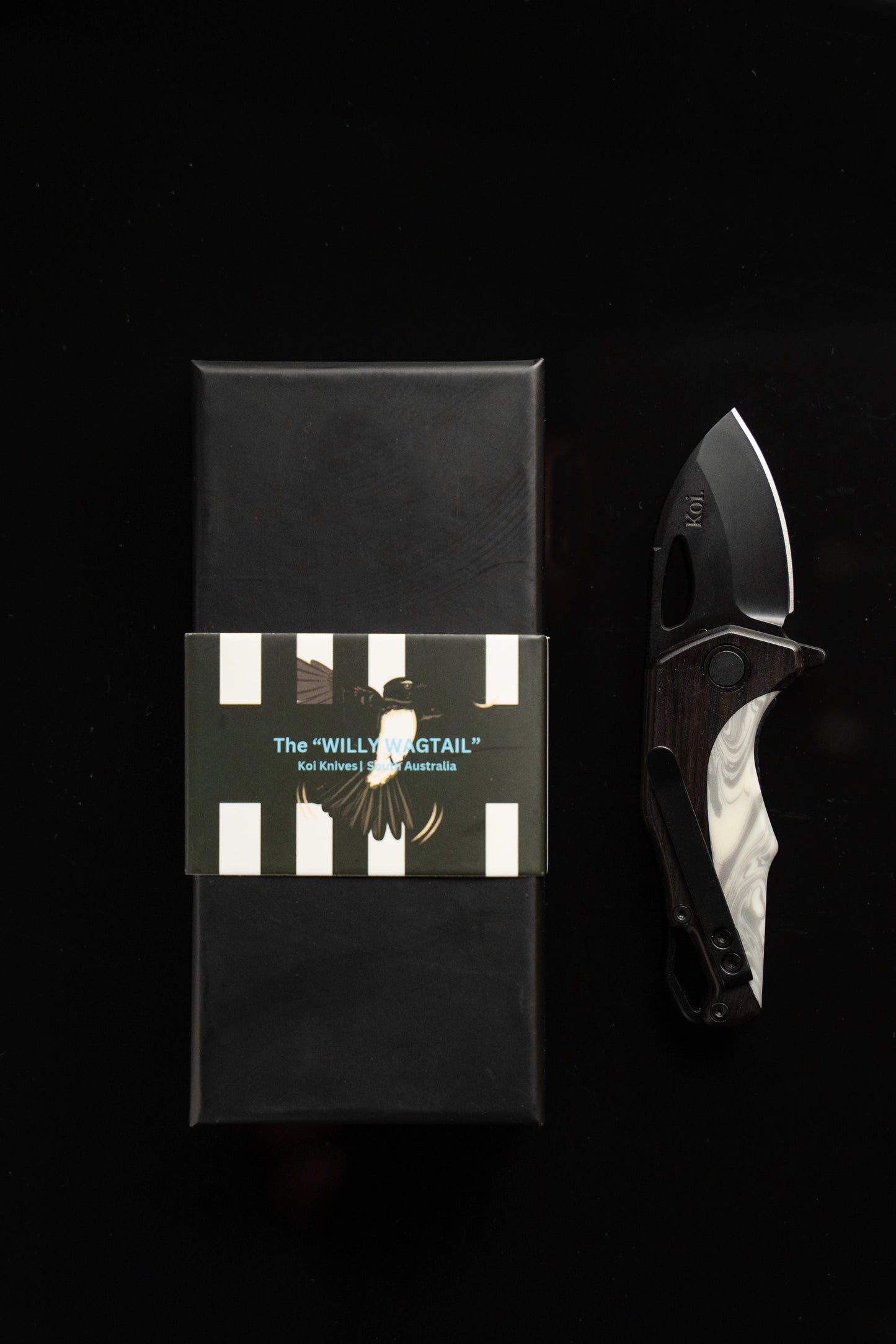 Willy Wagtail Pocket Knife by Koi Knives