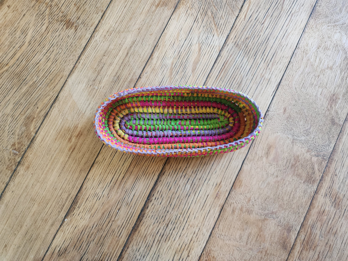 Rainbow Basket by Tahnae-Davidson Bartley