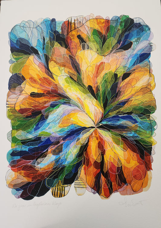 'We Grow In Mysterious Ways' Large Print by Emma Falt