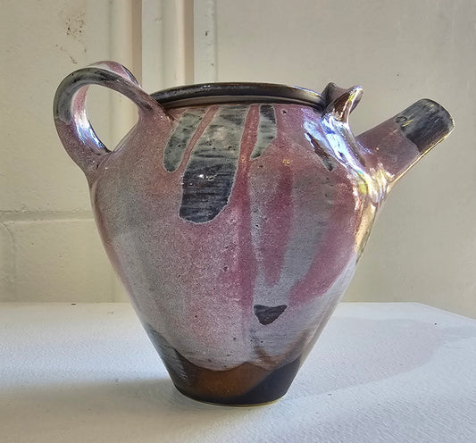 Pink Ceramic Teapot by Indigo Clay