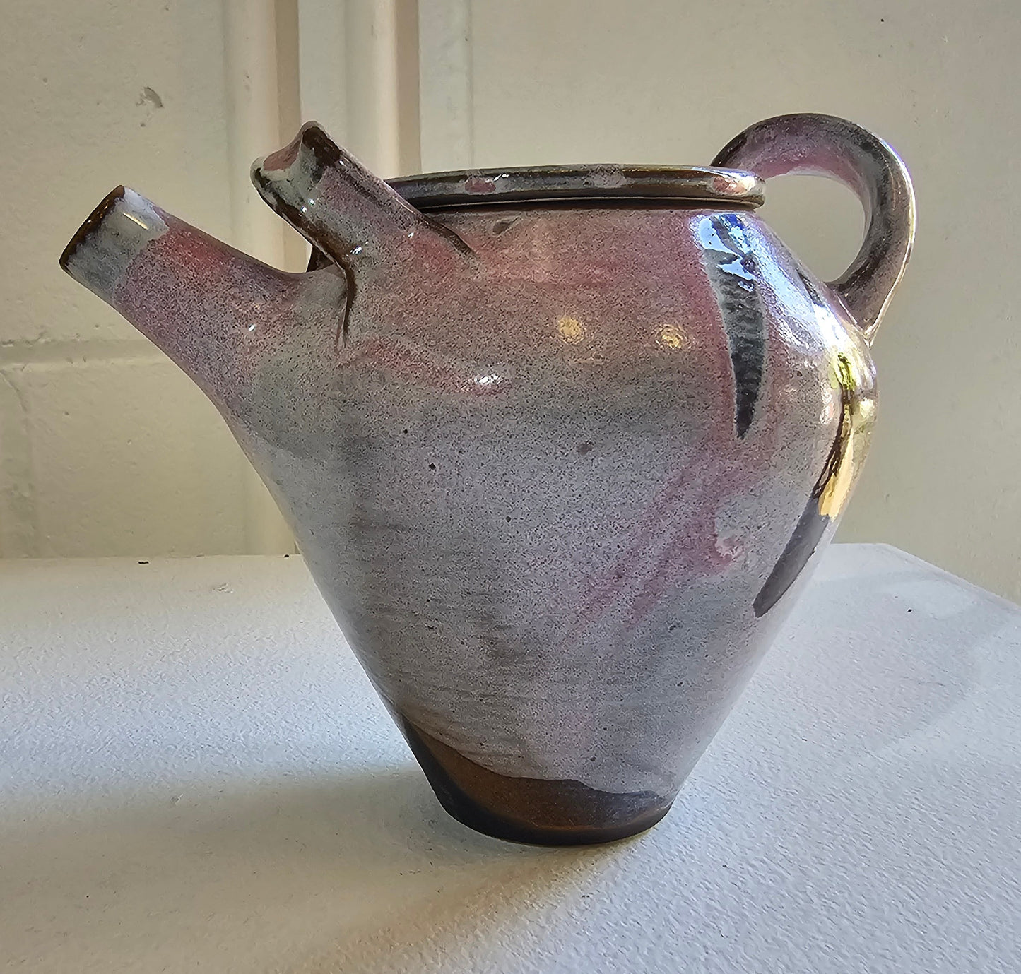 Pink Ceramic Teapot by Indigo Clay