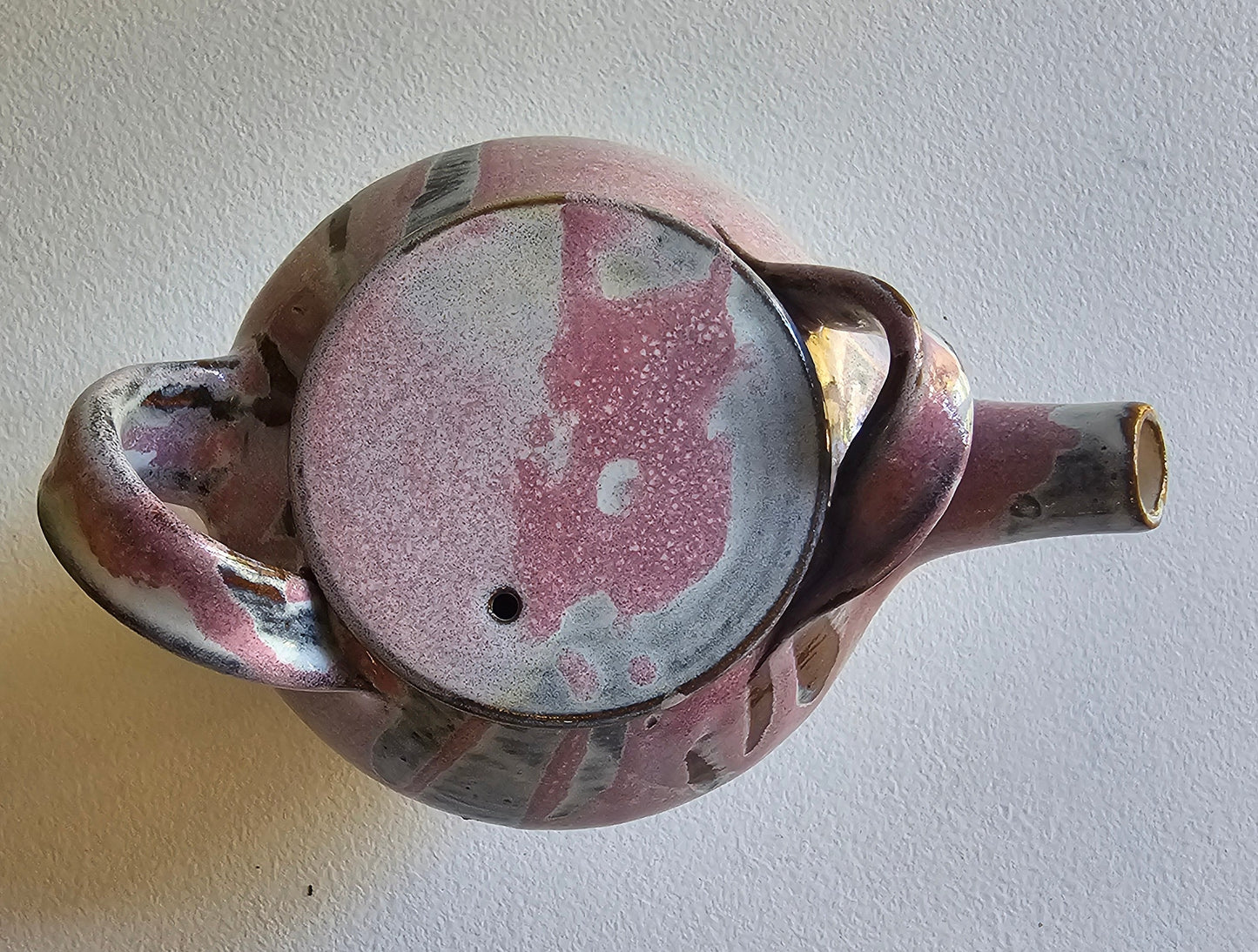 Pink Ceramic Teapot by Indigo Clay