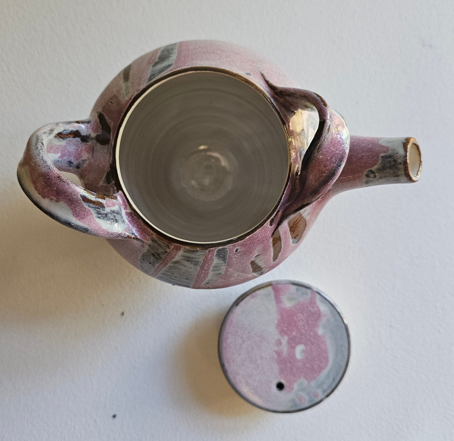 Pink Ceramic Teapot by Indigo Clay