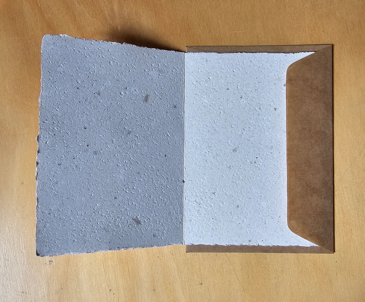 Handmade Card and Envelope Pack by Papescapes