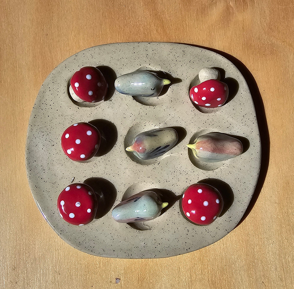 Ceramic Tic Tac Toe by  Story Street Ceramics