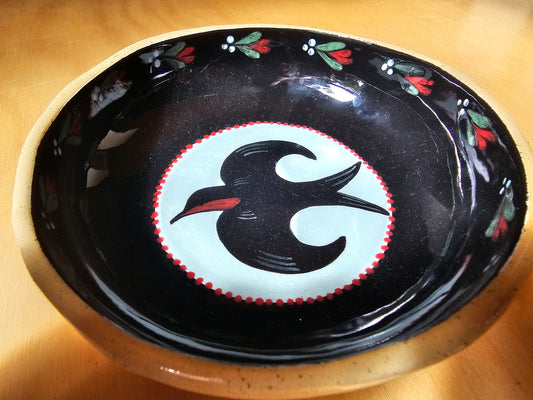 Blackbird Bowl by Story Street Ceramics