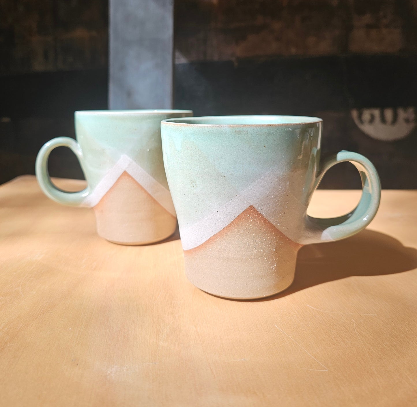 Aqua Glazed Mug by Indigo Clay