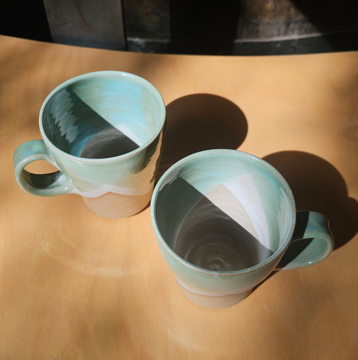 Aqua Glazed Mug by Indigo Clay