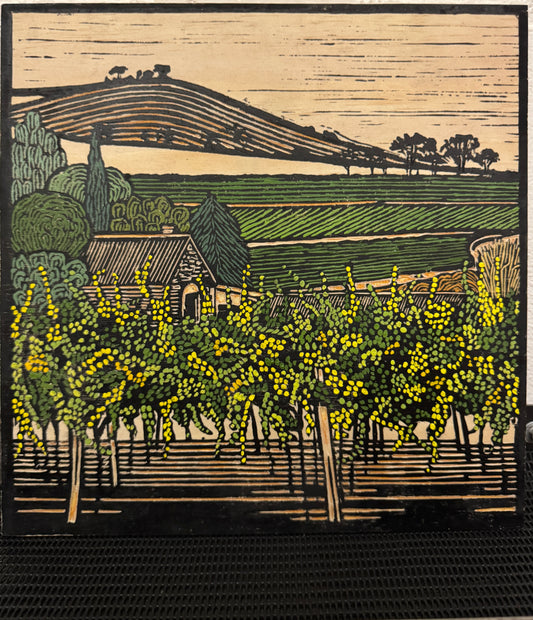 Wood Cut Summer Vines - Gail Kellett
