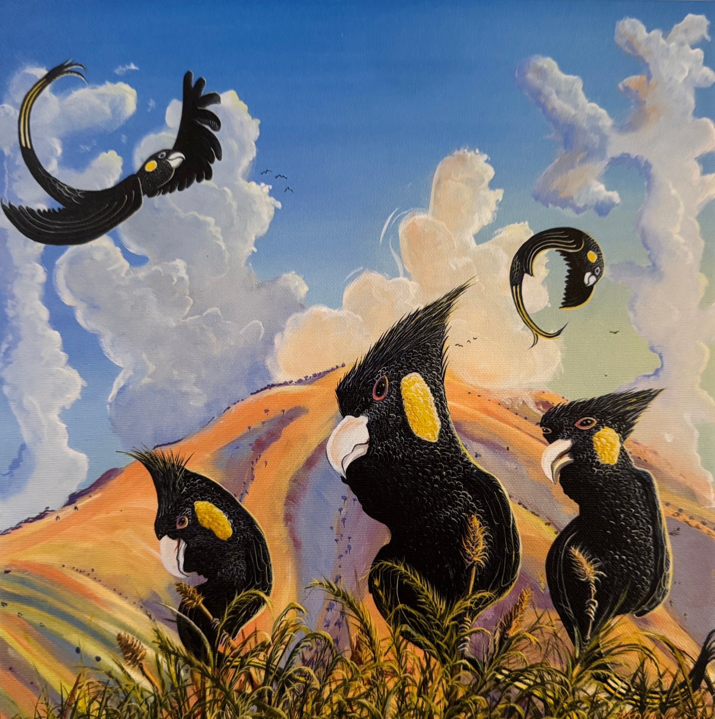 Cockatoos With Attitude by Brian O'Malley