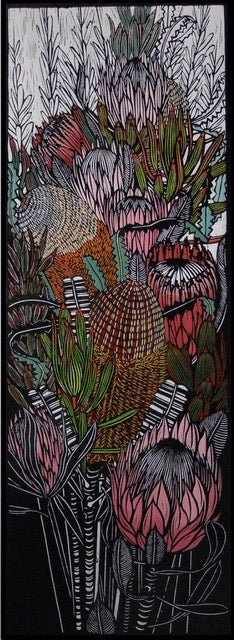 Banksias And Proteas by Gail Kellett