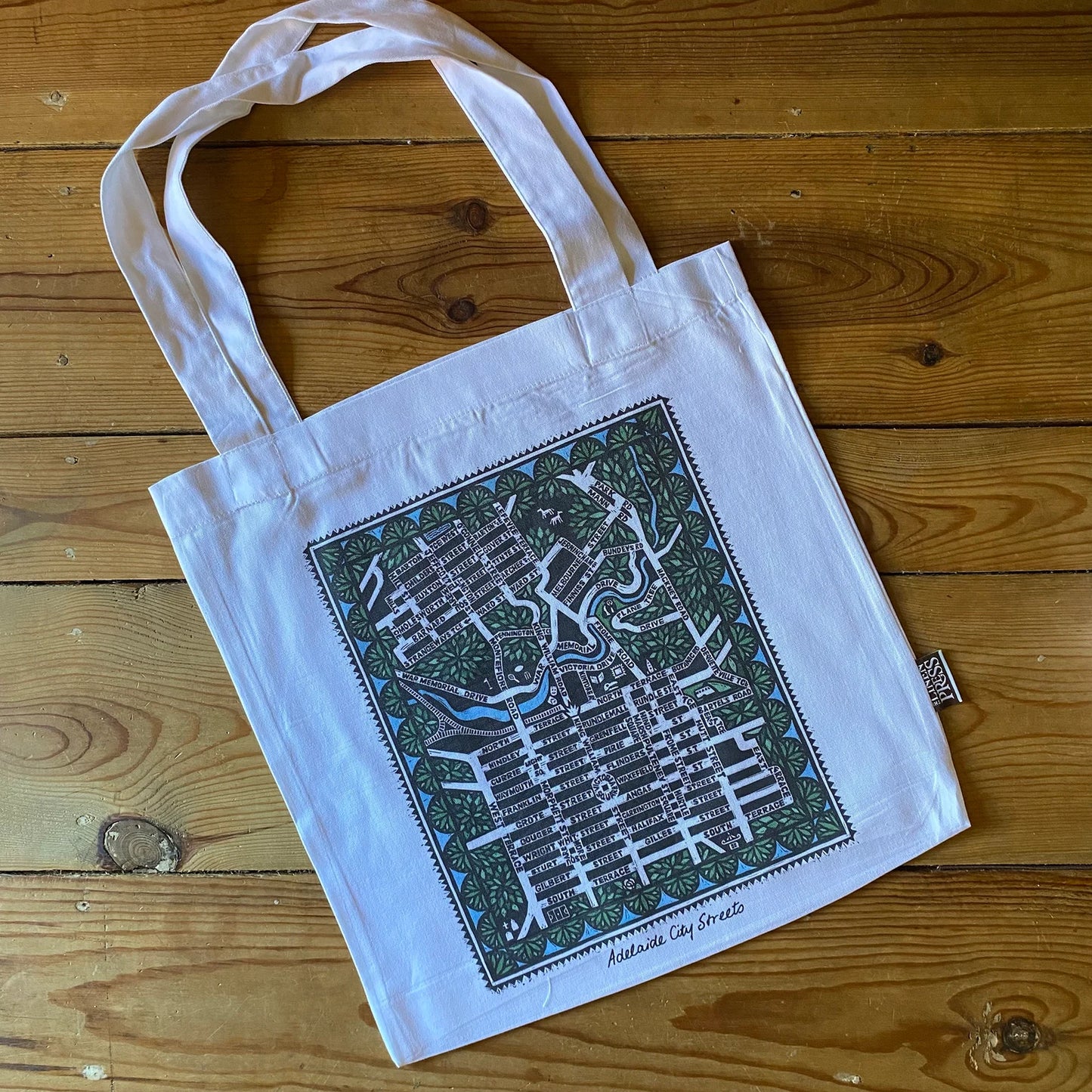 Adelaide City Streets Tote Bag by Sally Heinrich