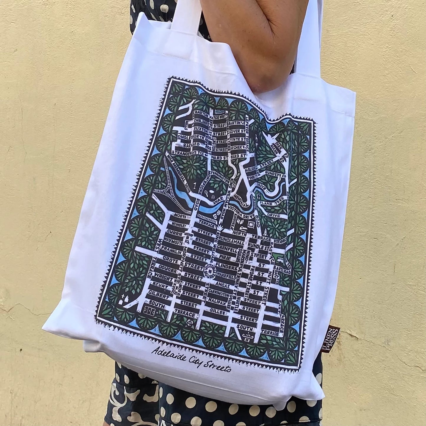 Adelaide City Streets Tote Bag by Sally Heinrich