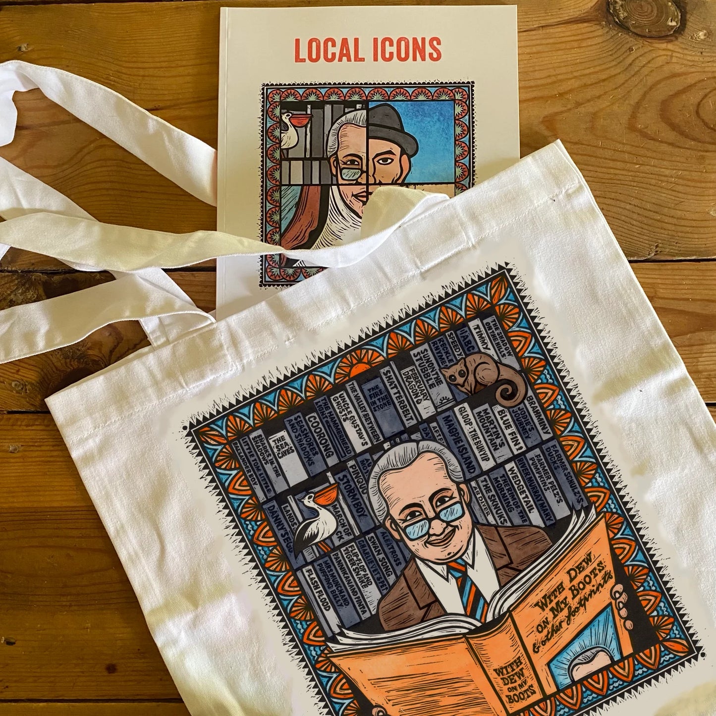 Colin Thiele Tote Bag by Sally Heinrich