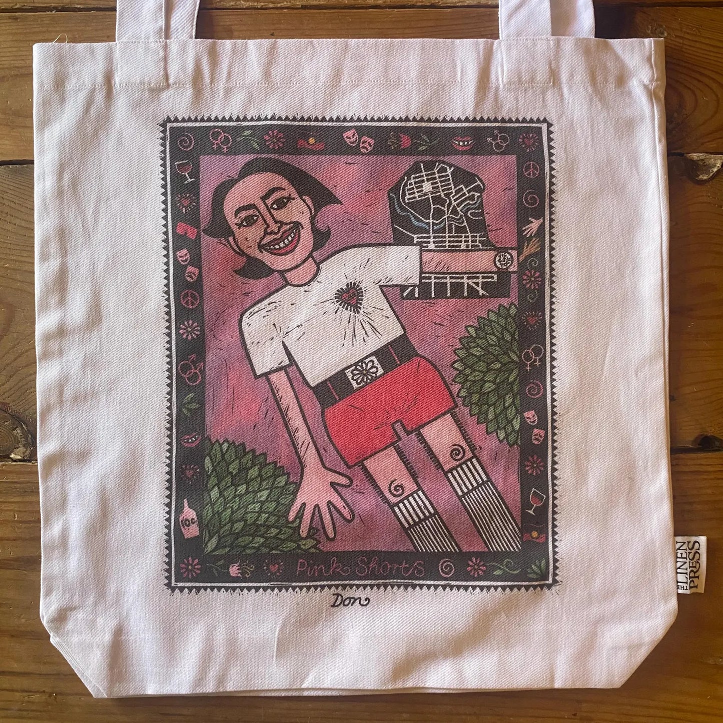 Don Tote Bag by Sally Heinrich