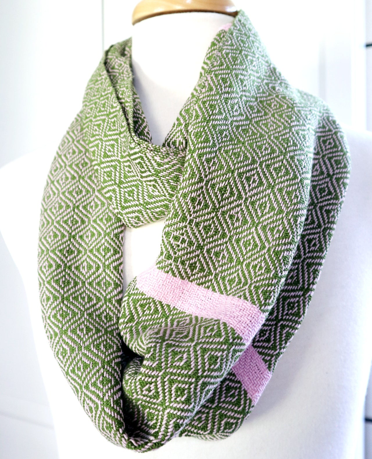 Olive Fruit Tingle Scarf by Threefold Designs