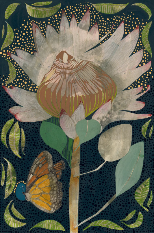 Dana Kinter -I Watch Your Hands Like Butterflies Landing - mini print