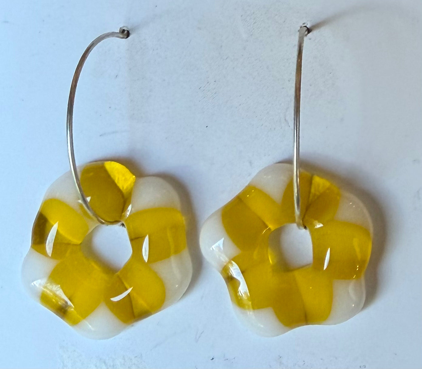 Flower Hoop Earrings - Joy Levins