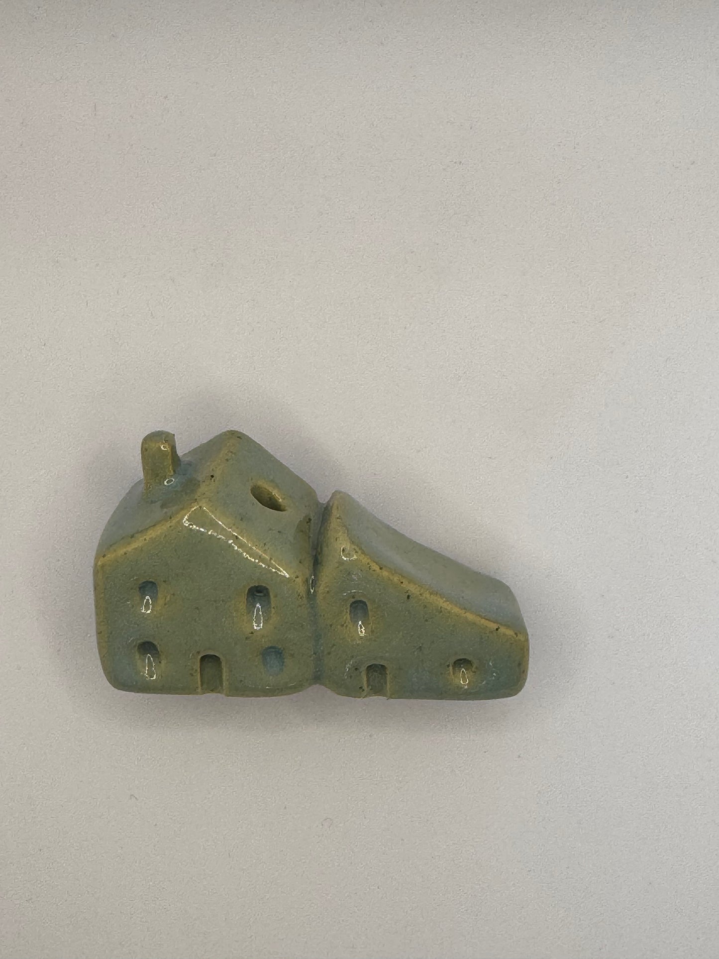 Mini House Bud Vase by Story Street Ceramics