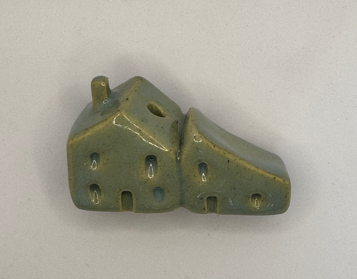 Mini House Bud Vase by Story Street Ceramics