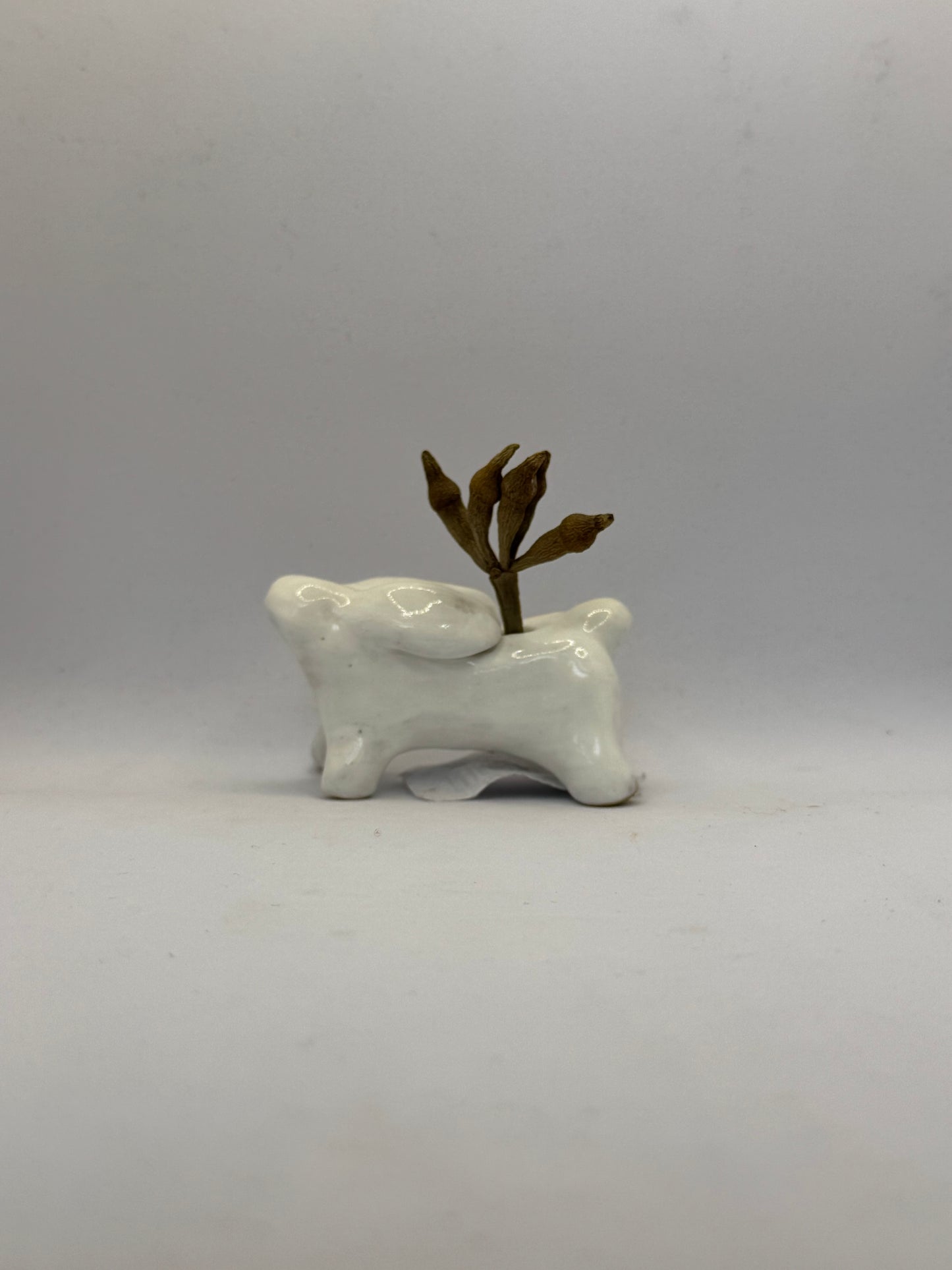 Rabbit Bud Vase by Story Street Ceramics