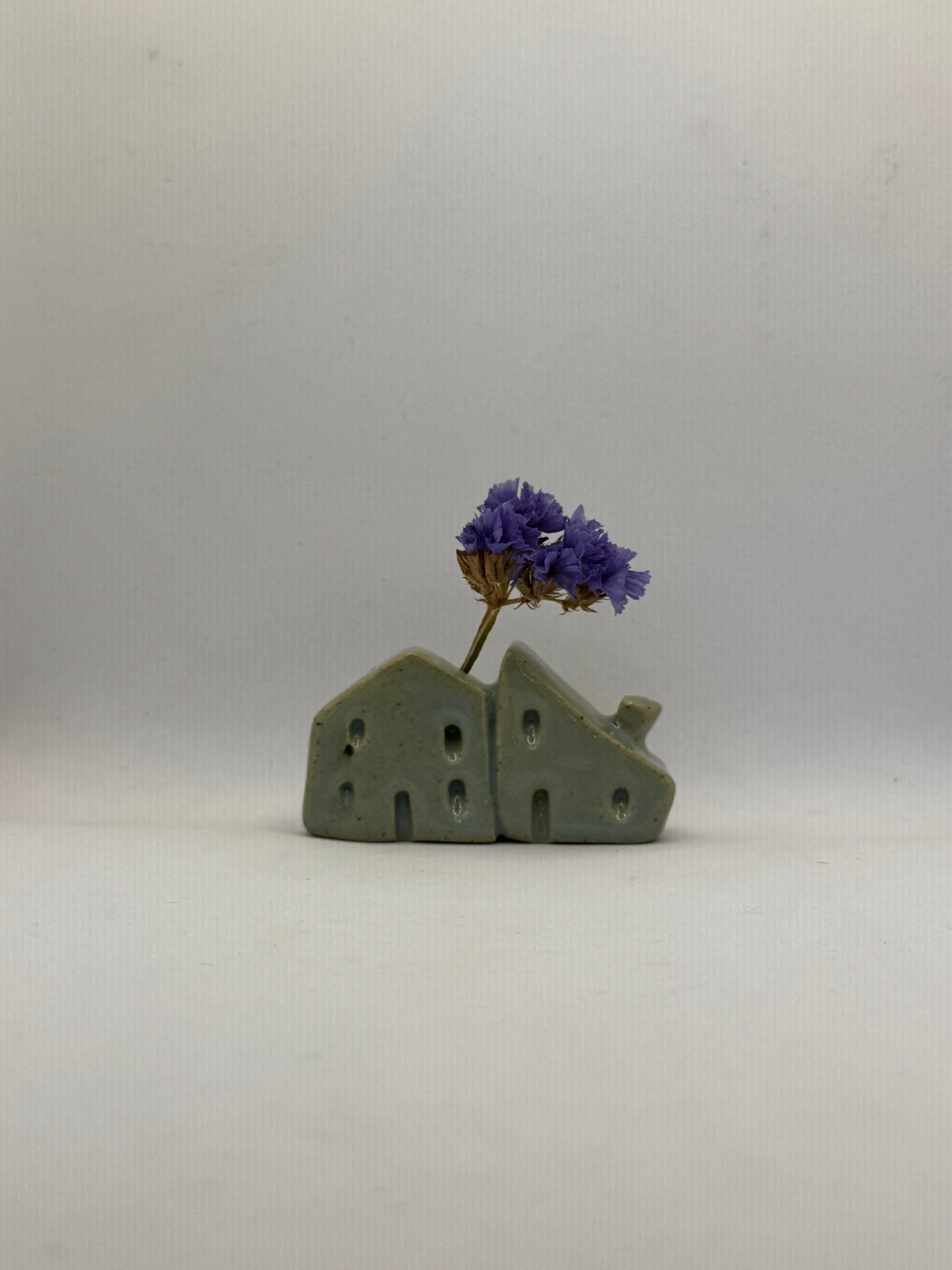 Mini House Bud Vase by Story Street Ceramics