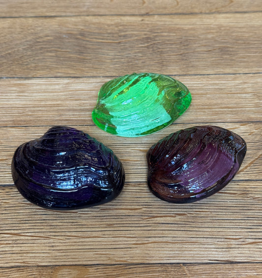 Small Glass Clam by Caslake and Pedler