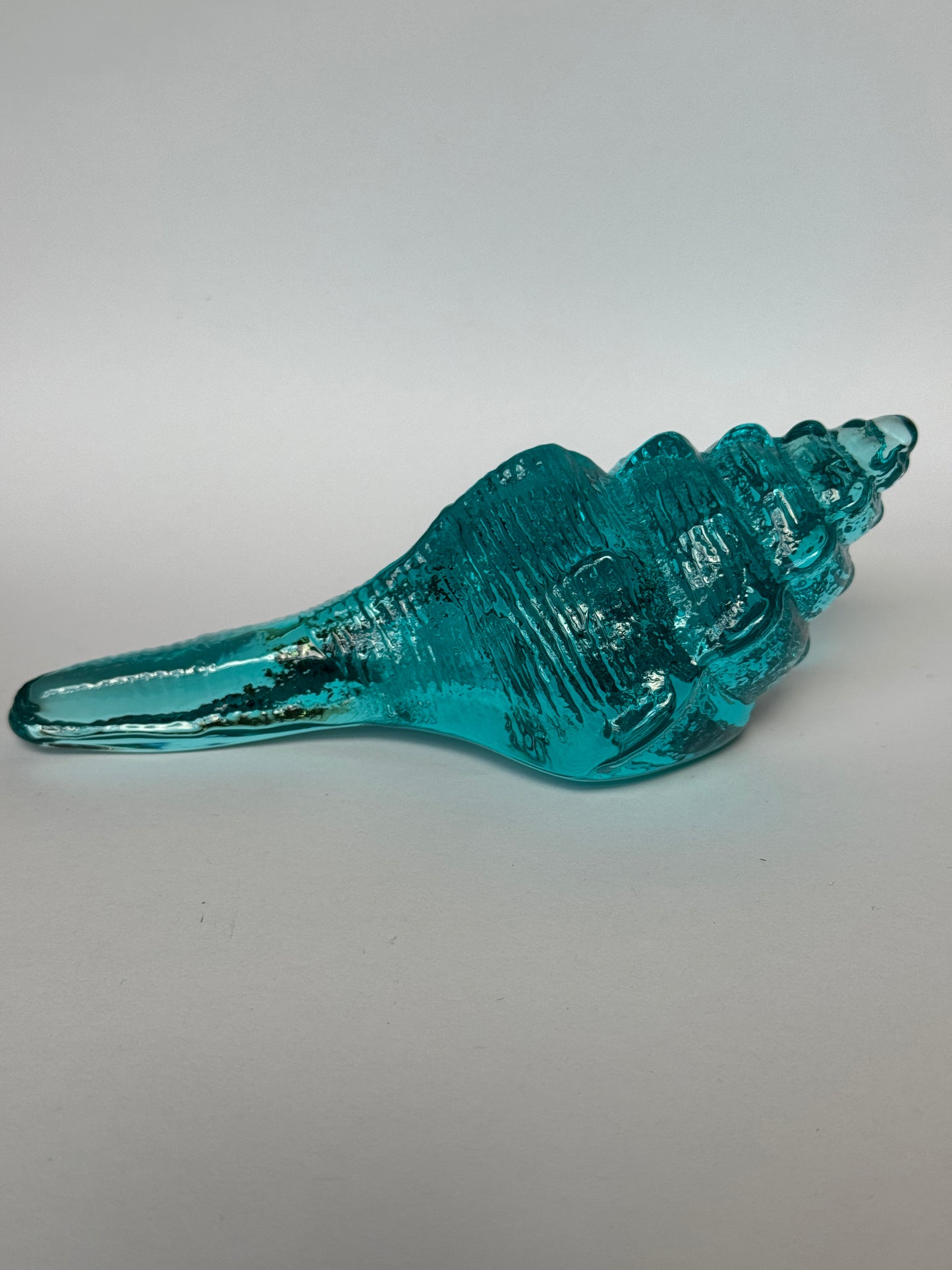 Large Glass Conch Shell by Caslake and Pedler