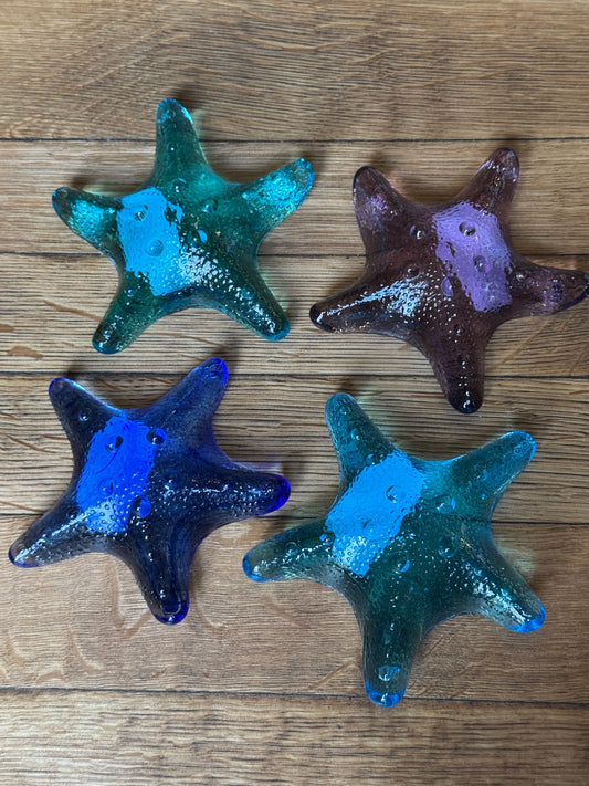 Large Glass Starfish by Caslake and Pedler