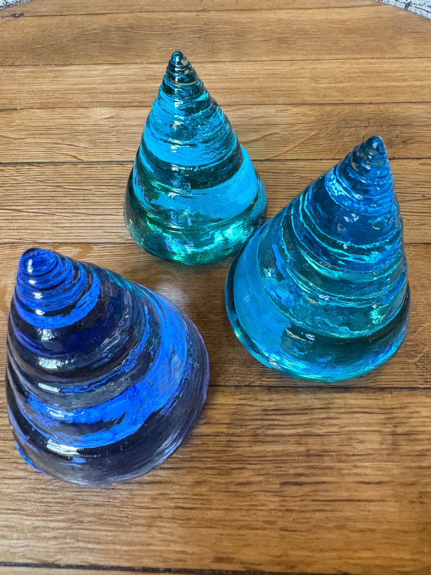 Large Glass Cone Shell by Caslake and Pedler