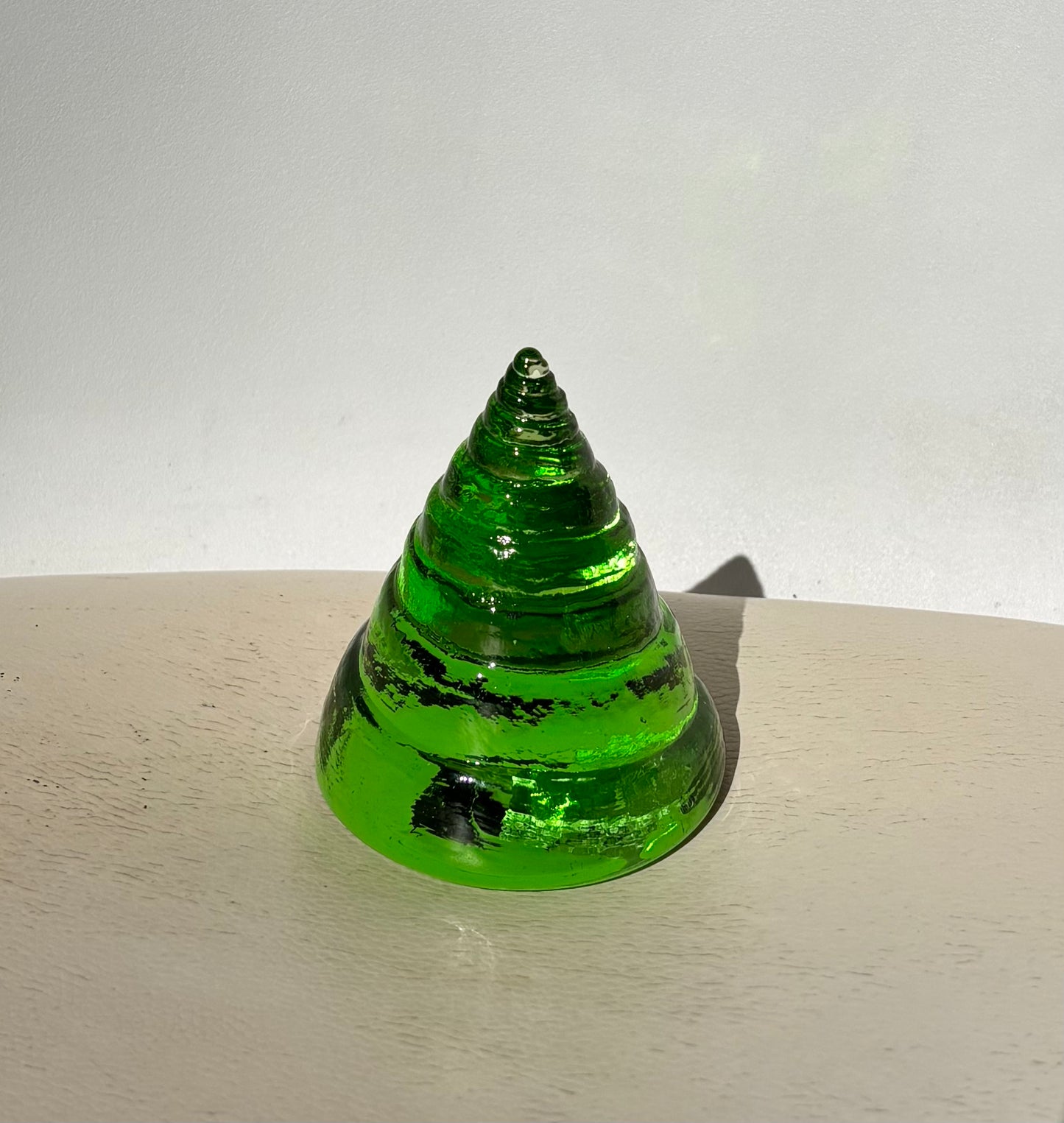 Large Glass Cone Shell by Caslake and Pedler