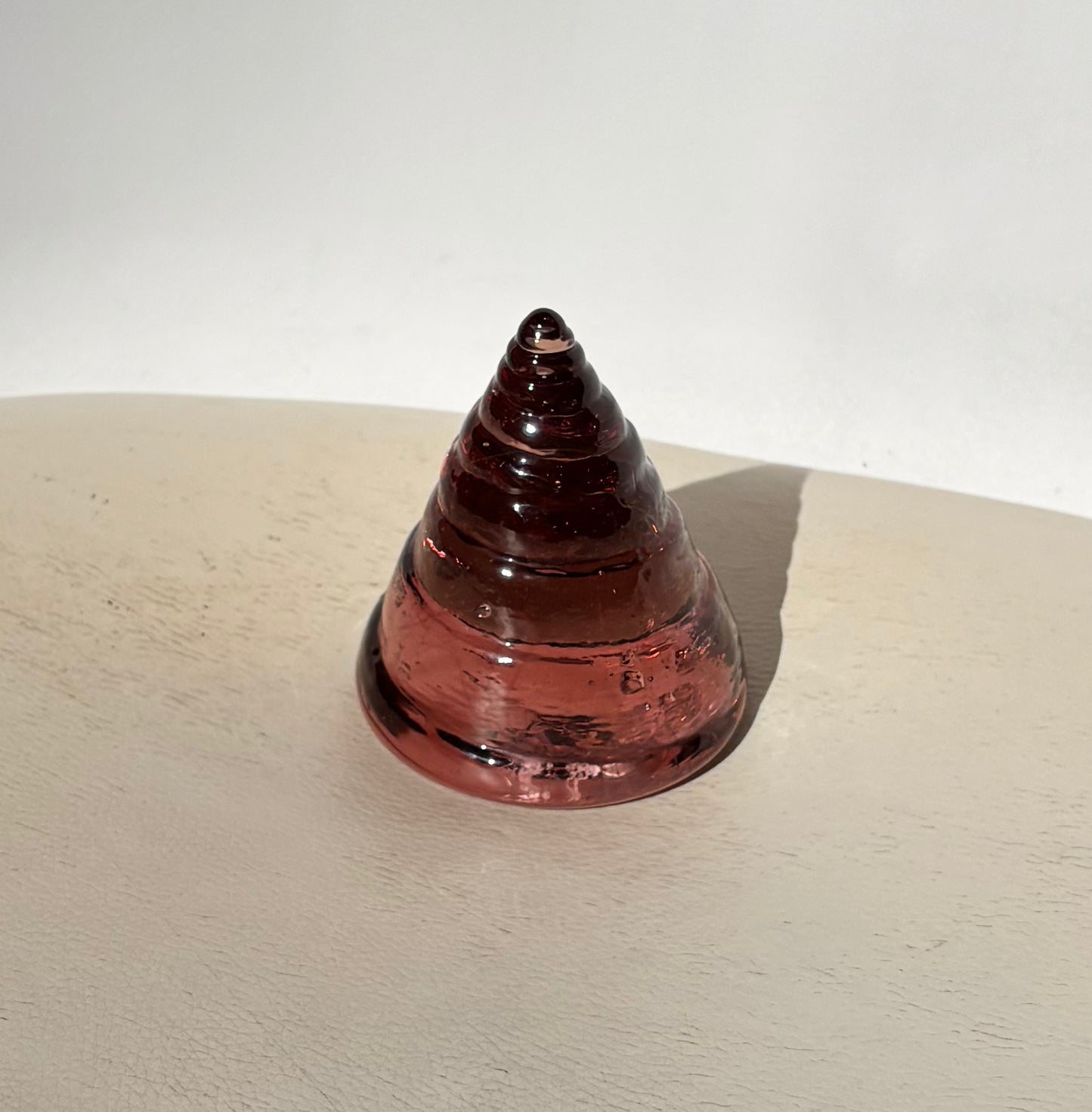 Large Glass Cone Shell by Caslake and Pedler