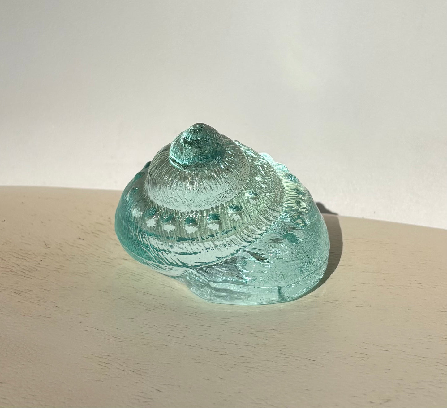 Large Glass Sea Snail Shell by Caslake and Pedler