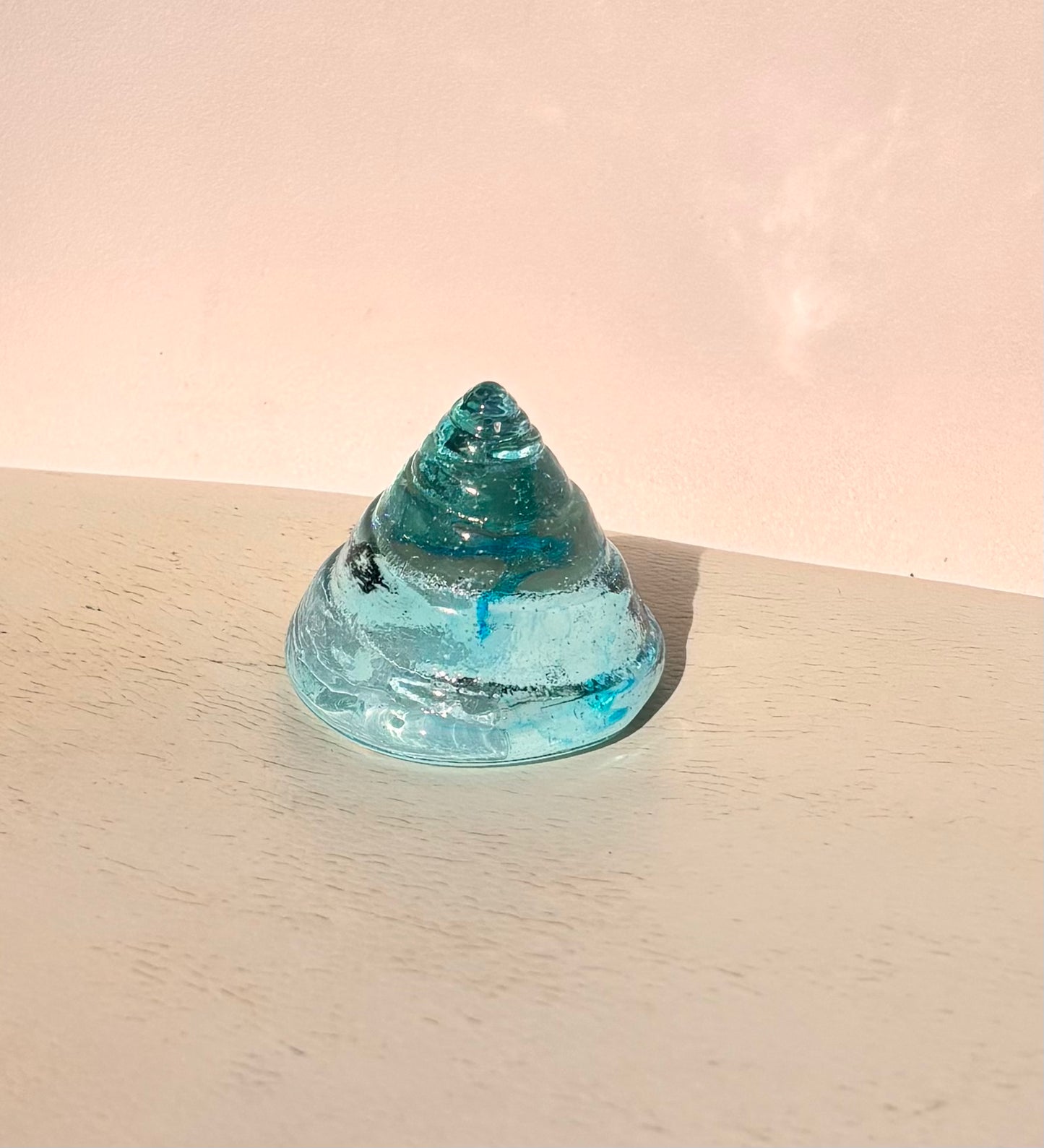Small Glass Cone Shell by Caslake and Pedler