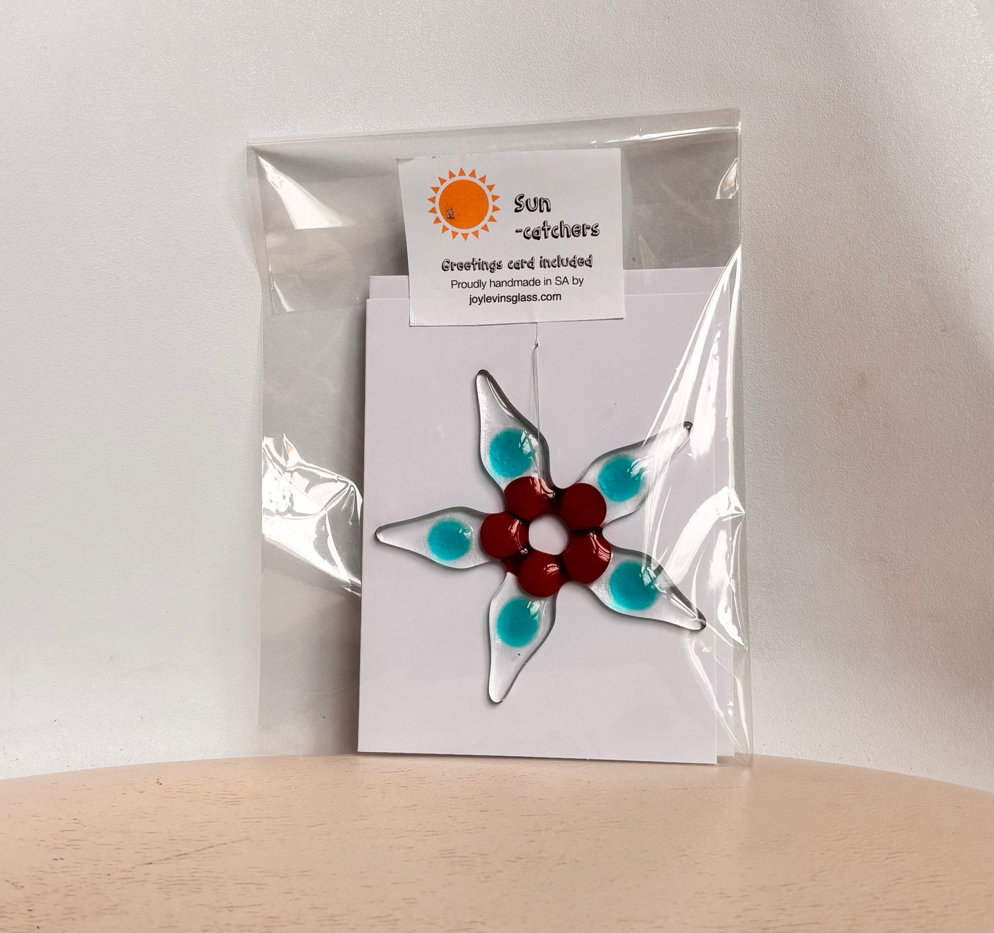 Suncatcher with Greeting Card by Joy Levins