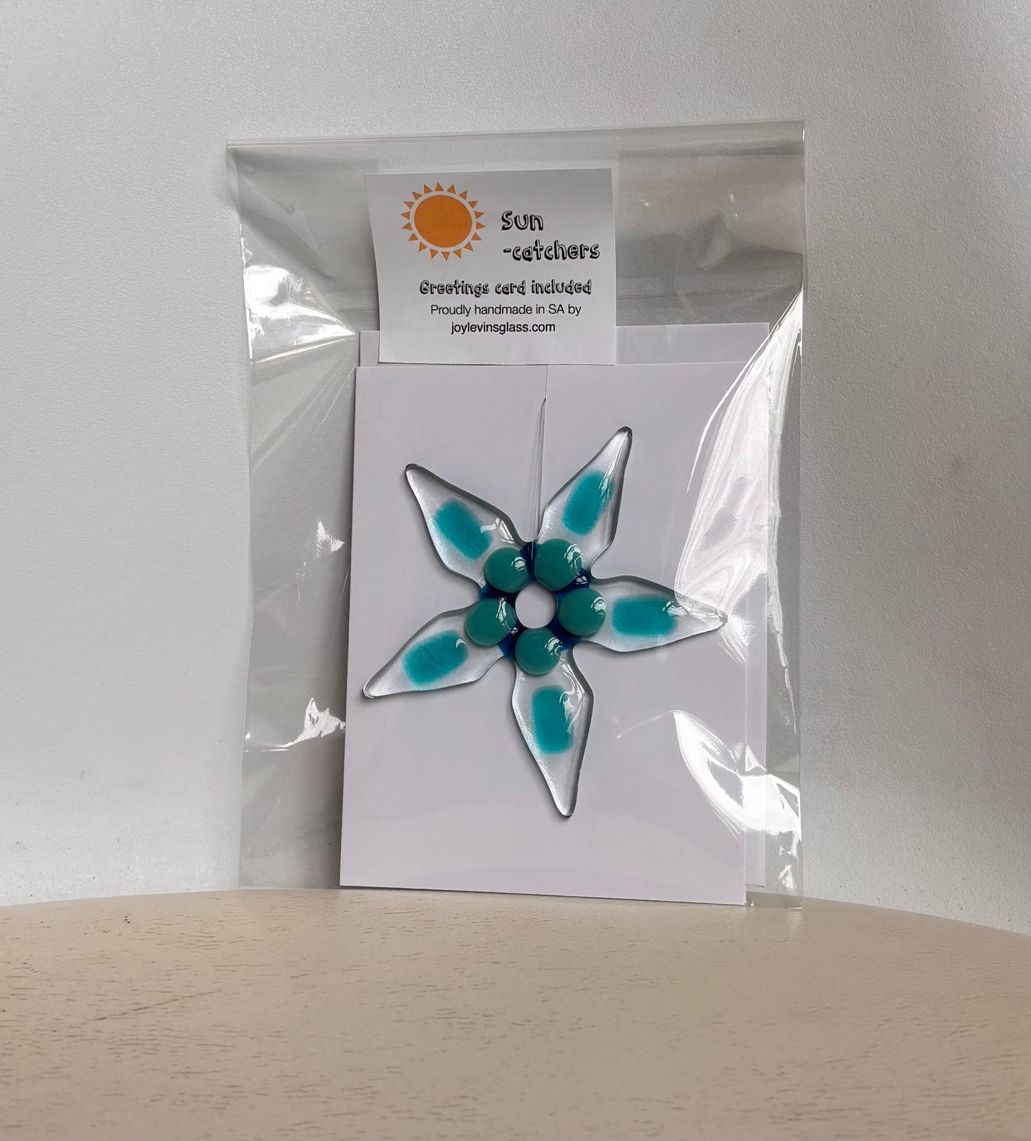 Suncatcher with Greeting Card by Joy Levins
