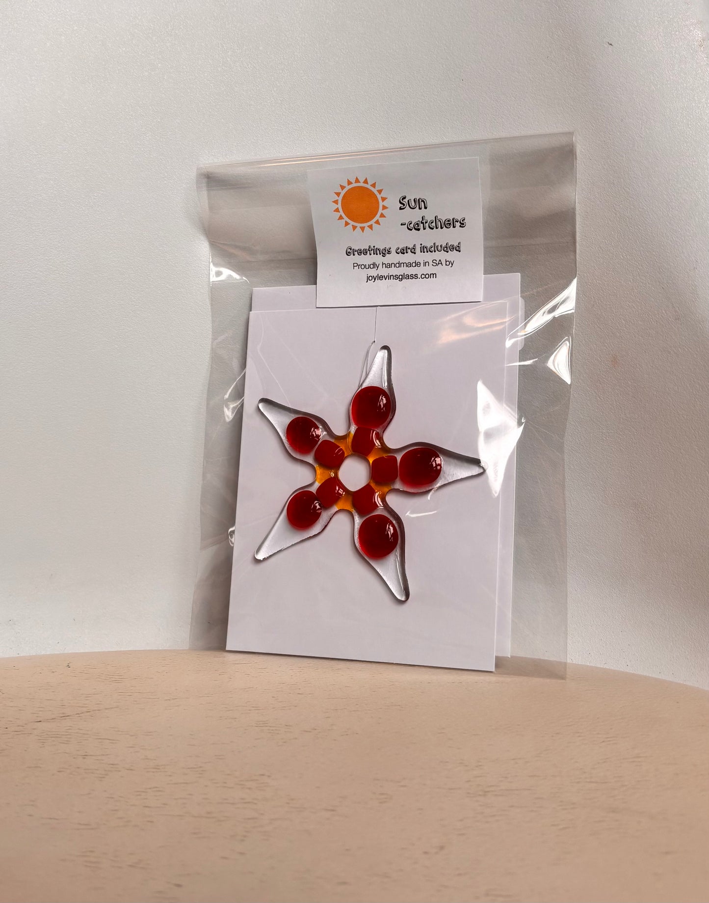 Suncatcher with Greeting Card by Joy Levins