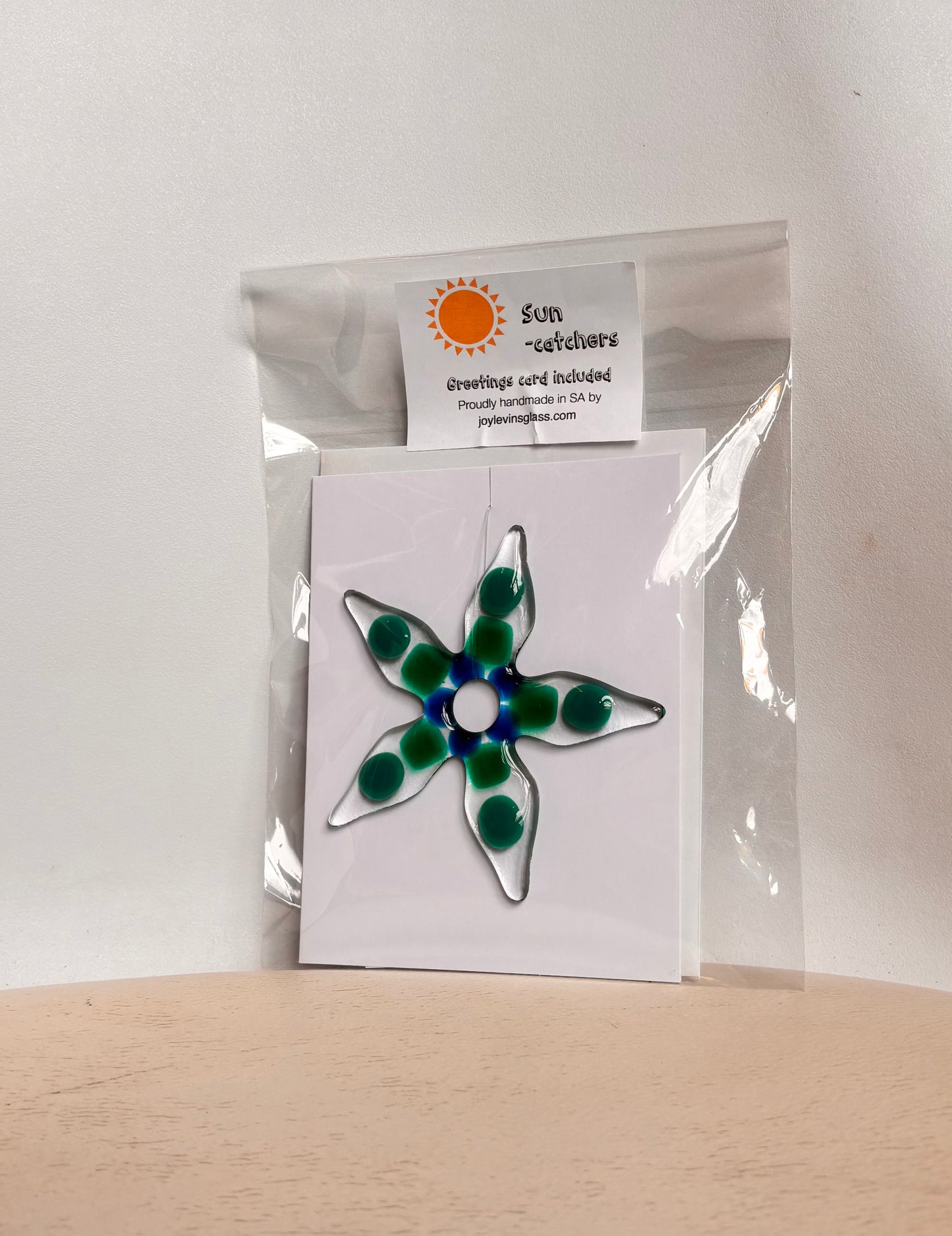 Suncatcher with Greeting Card by Joy Levins