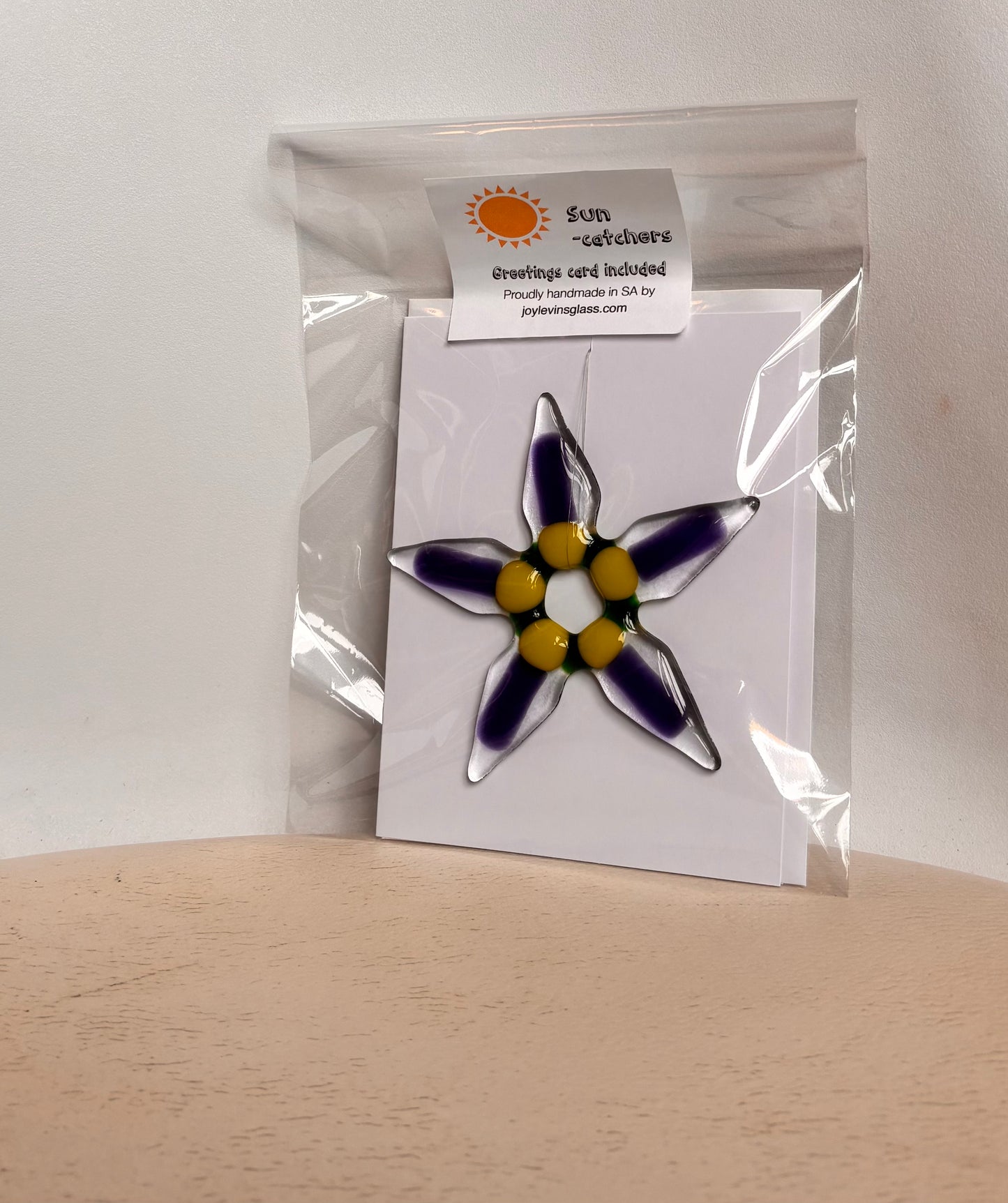 Suncatcher with Greeting Card by Joy Levins