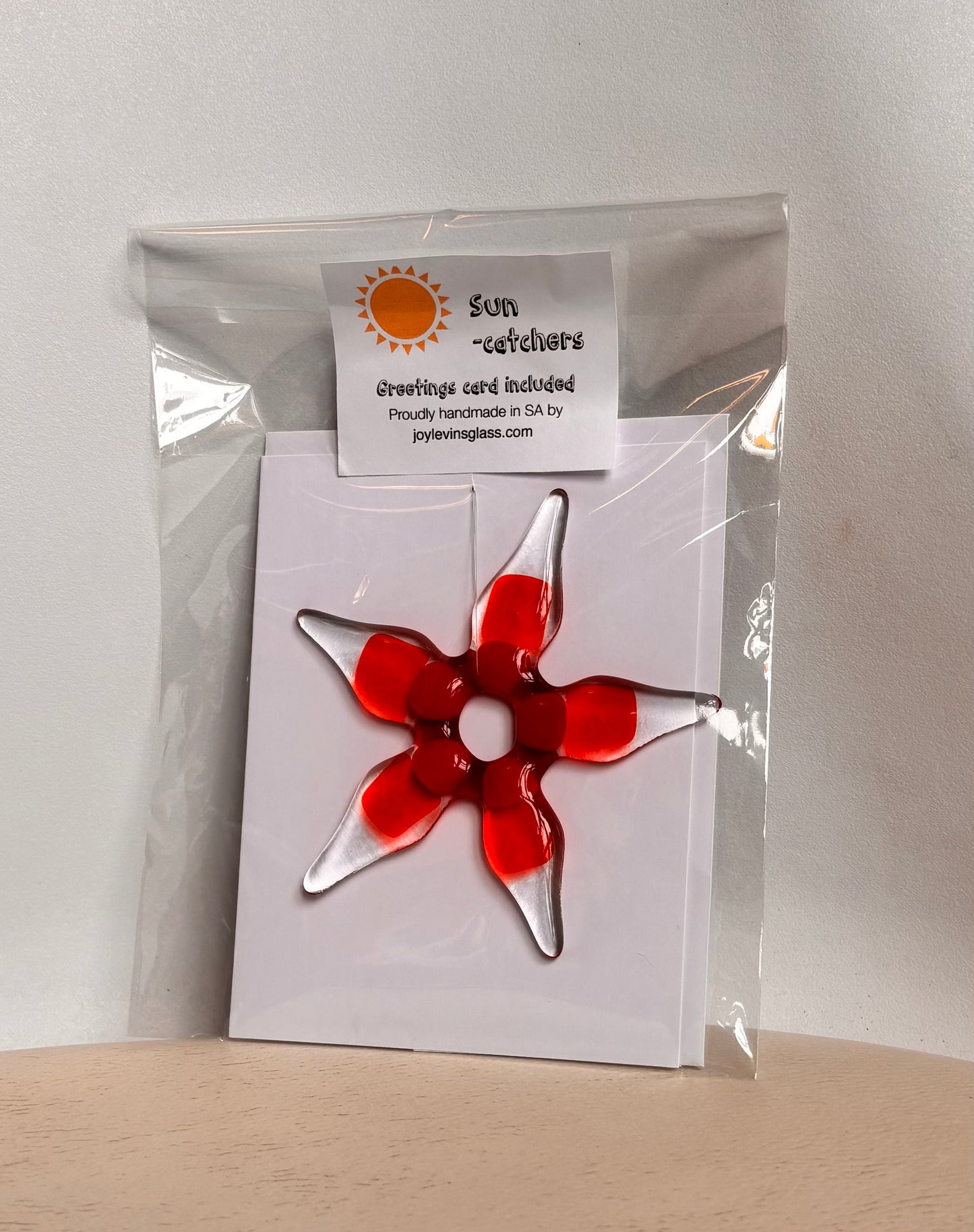 Suncatcher with Greeting Card by Joy Levins