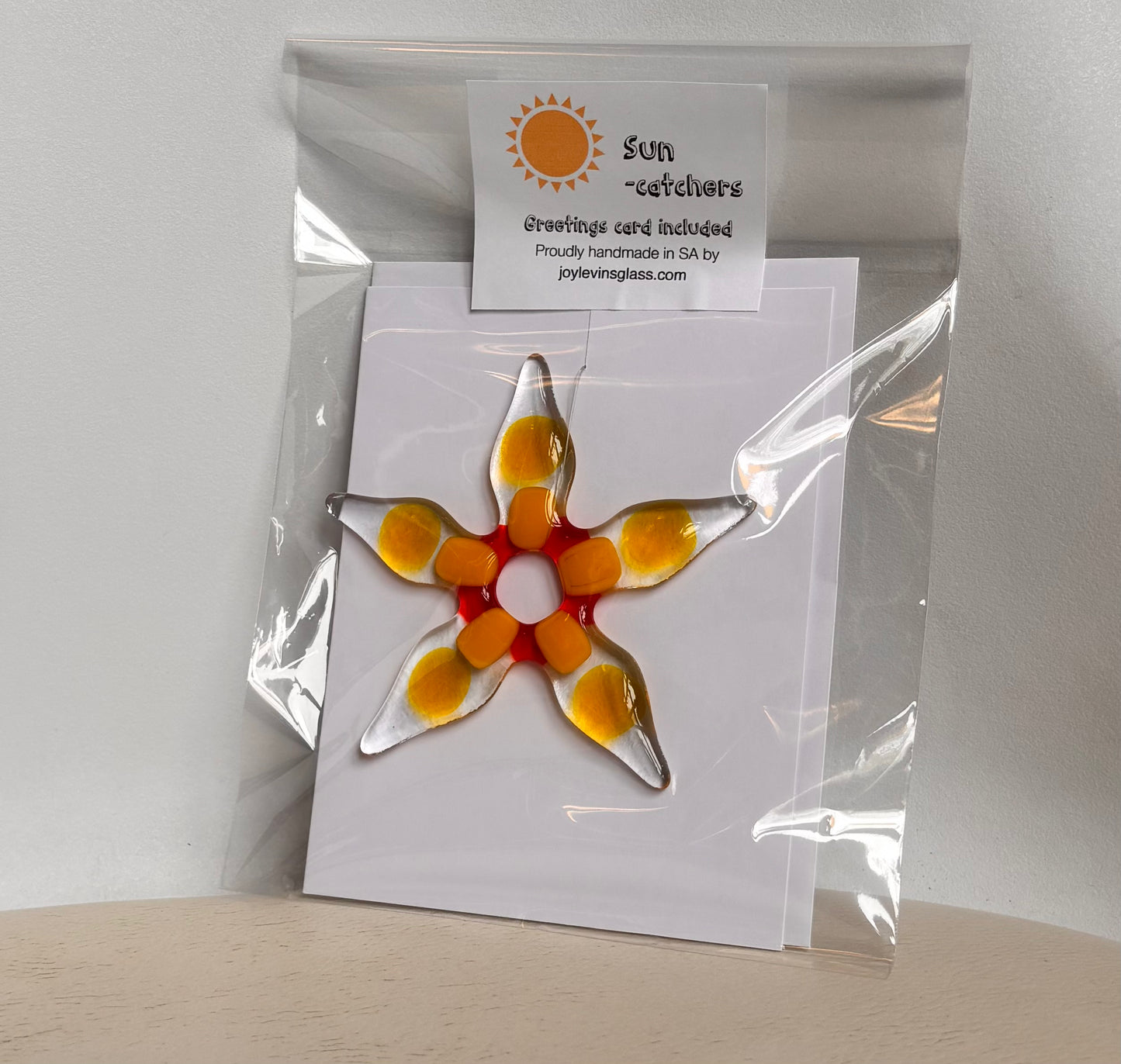 Suncatcher with Greeting Card by Joy Levins