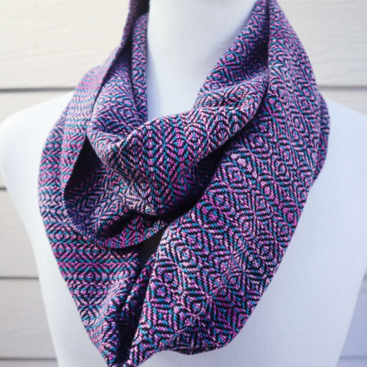 Pink Fairy Bread Scarf by Threefold Designs