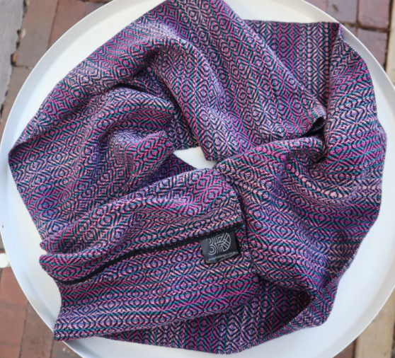 Pink Fairy Bread Scarf by Threefold Designs